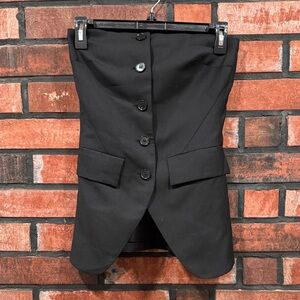 COS  Tailored Wool Bustier